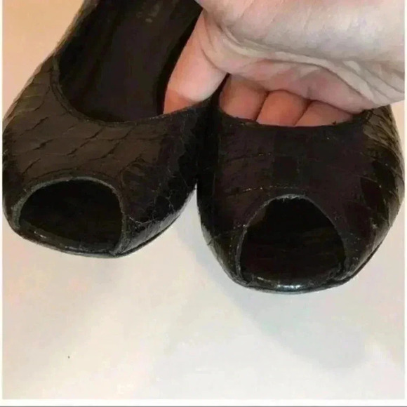 donald pliner Heels size 7 Patent Italian Leather - Picture 7 of 8